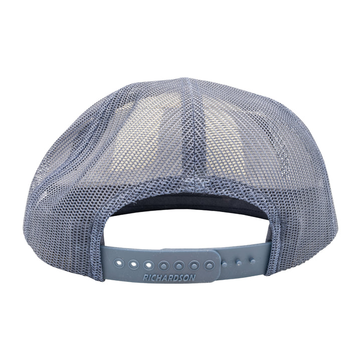 MRFC Foam Logo 113 Trucker White/Navy - Madison River Fishing Company