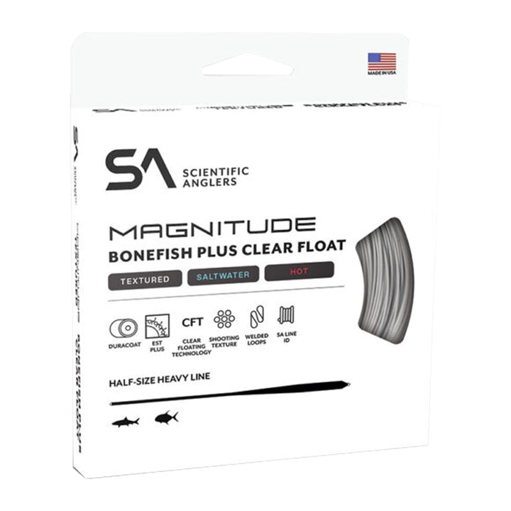 Scientific Anglers Magnitude Textured Bonefish Plus Fly Line 10' Clear - Madison River Fishing Company