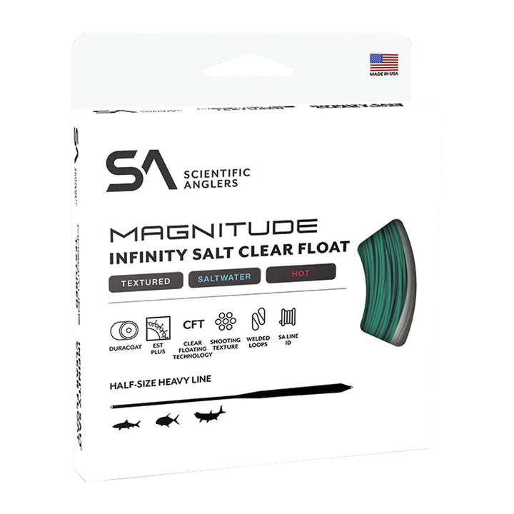 Scientific Anglers Magnitude Textured Infinity Salt Fly Line 12' Clear Tip - Madison River Fishing Company