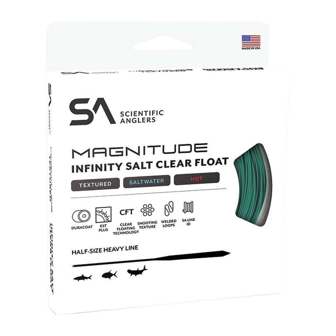 Scientific Anglers Magnitude Textured Infinity Salt Fly Line Full Clear