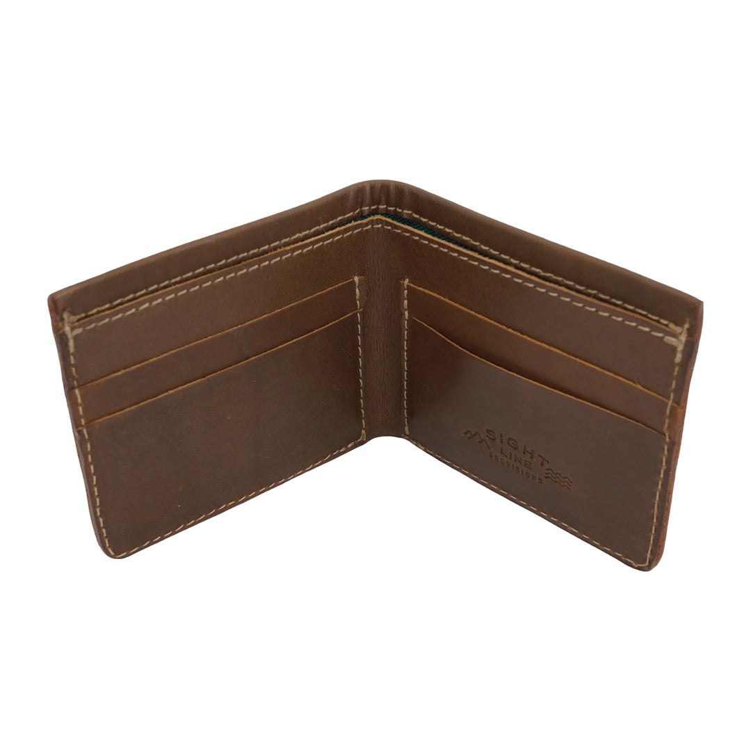 Sight Line Provisions Dry Fly & Textile Wallet Brown