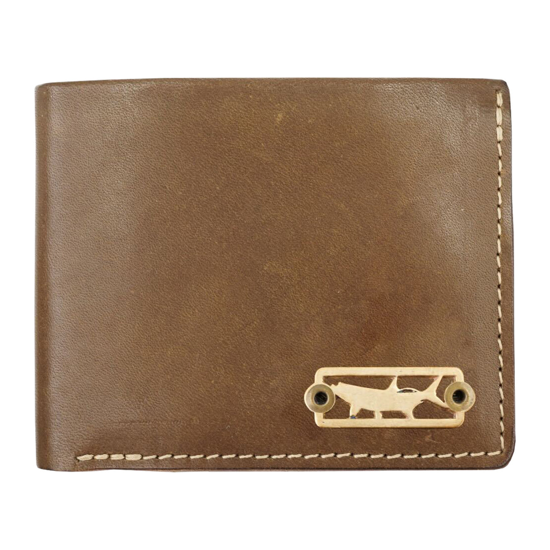 Sight Line Provisions Tarpon & Textile Wallet Brown