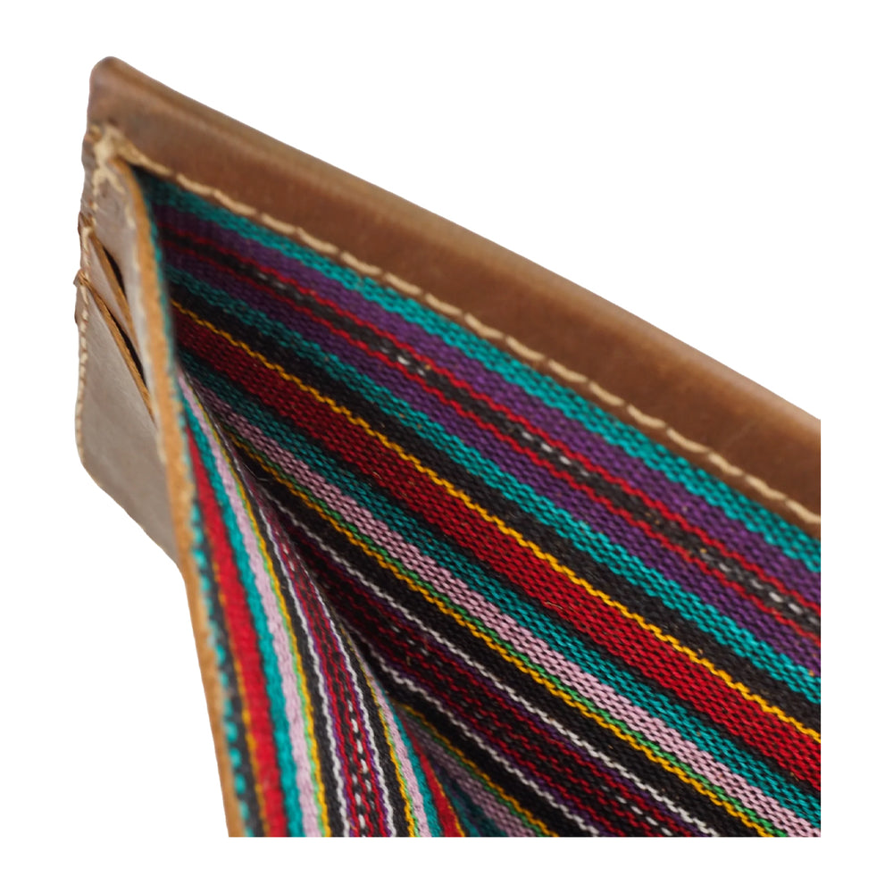 Sight Line Provisions Tarpon & Textile Wallet Brown