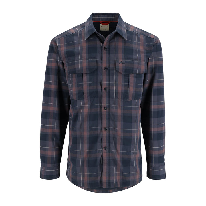 Simms Coldweather LS Shirt Selvedge Logan Plaid - Madison River Fishing Company