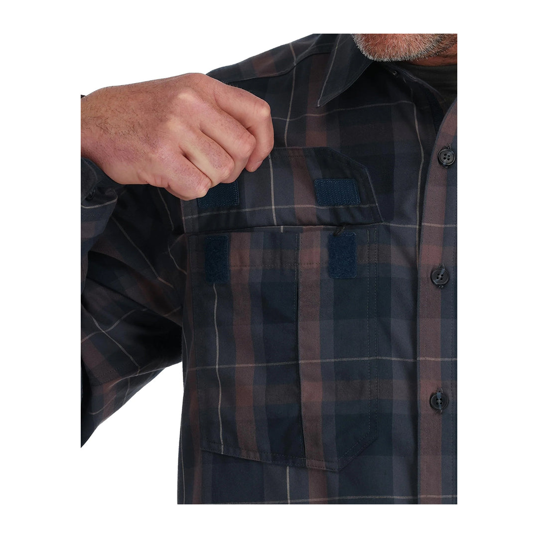 Simms Coldweather LS Shirt Selvedge Logan Plaid - Madison River Fishing Company