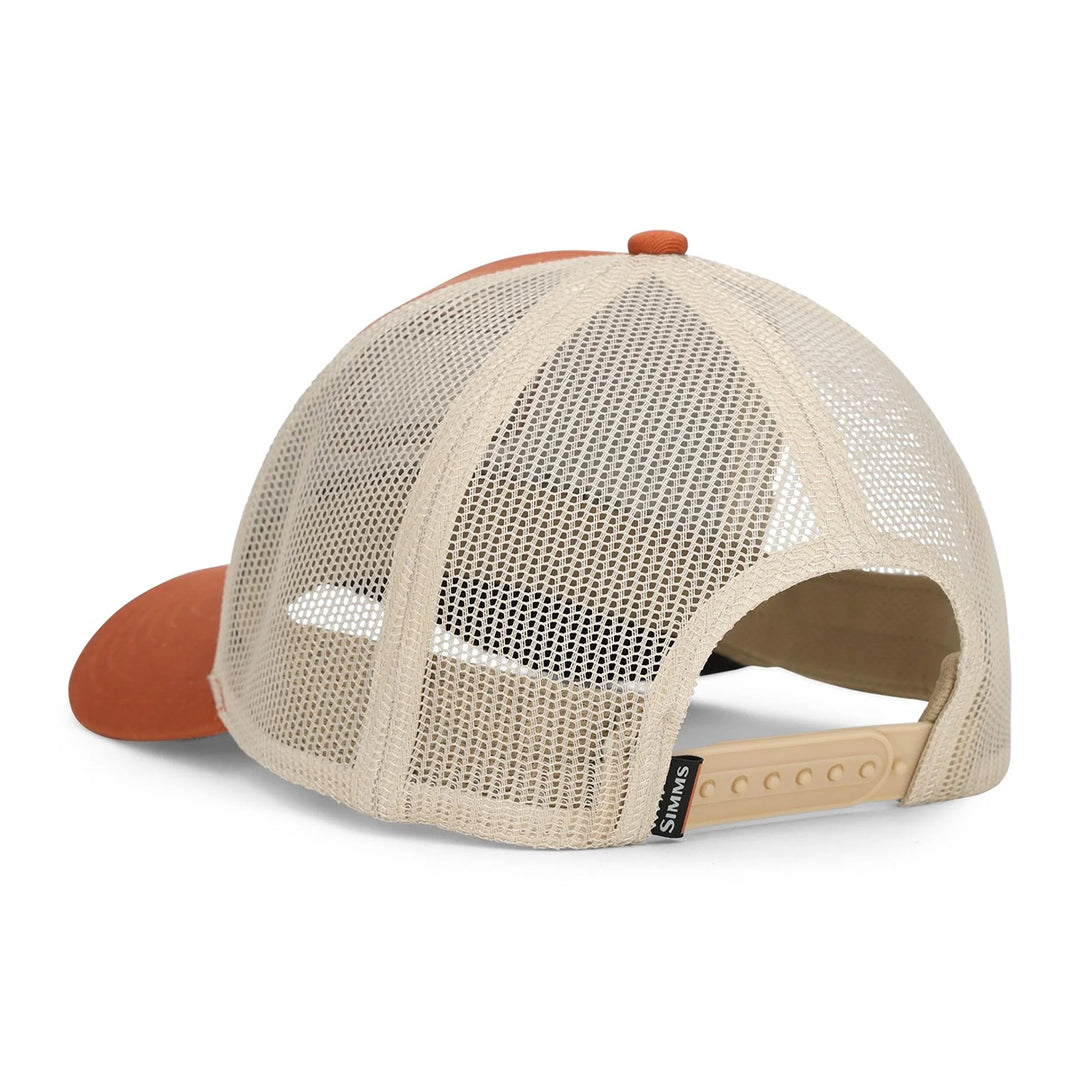 Simms Double Haul Icon Trucker Simms Orange - Madison River Fishing Company