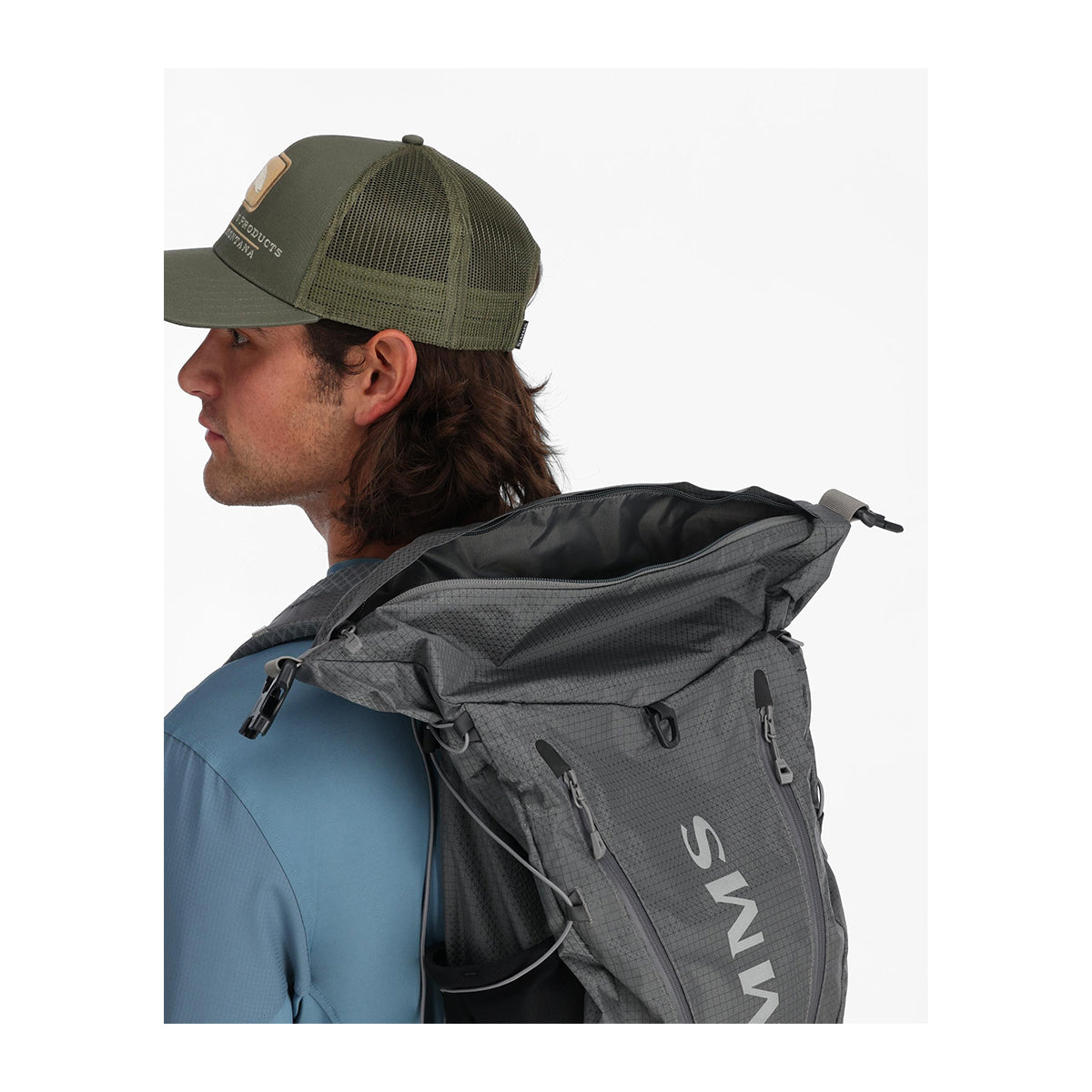Simms Flyweight Backpack Smoke – Madison River Fishing Company