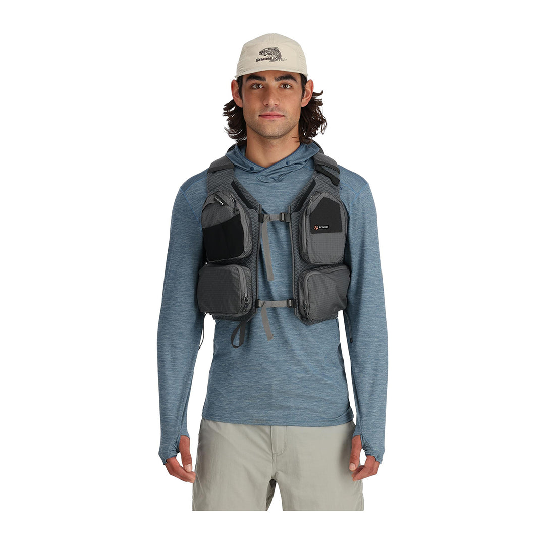 Simms Flyweight Vest Pack Smoke - Madison River Fishing Company
