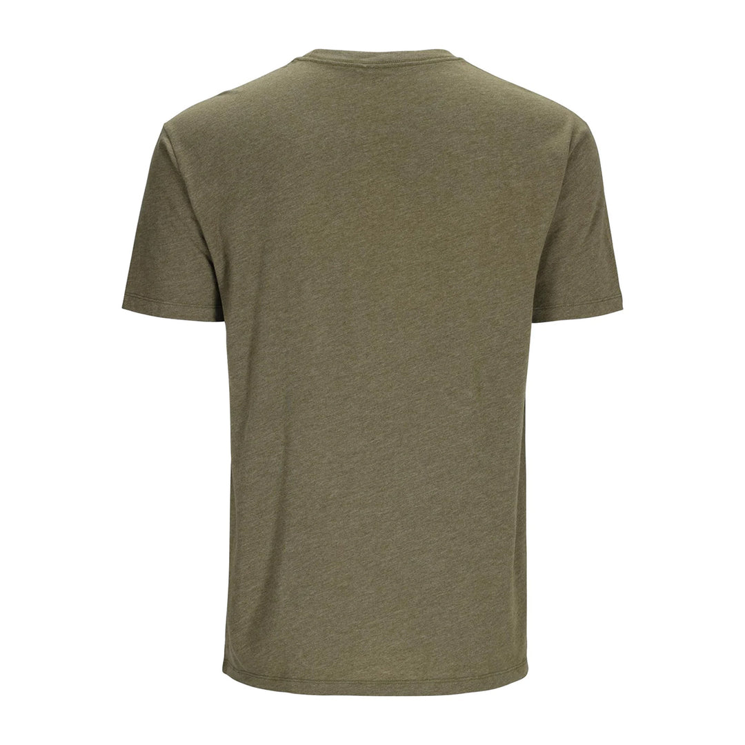 Simms Logo T-Shirt RC Dark Clover/Military Heather