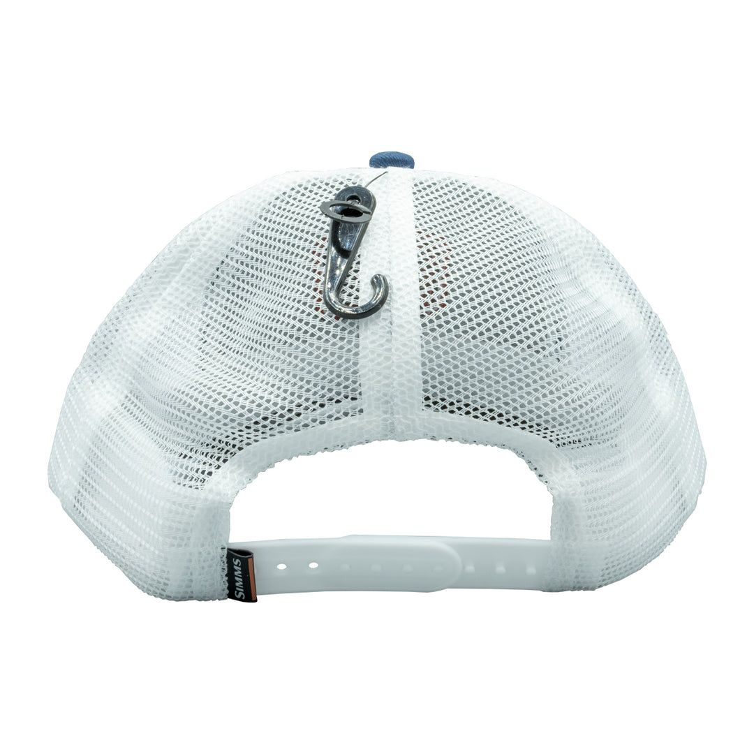 Simms MRFC Logo Trout Icon Trucker Americana - Madison River Fishing Company