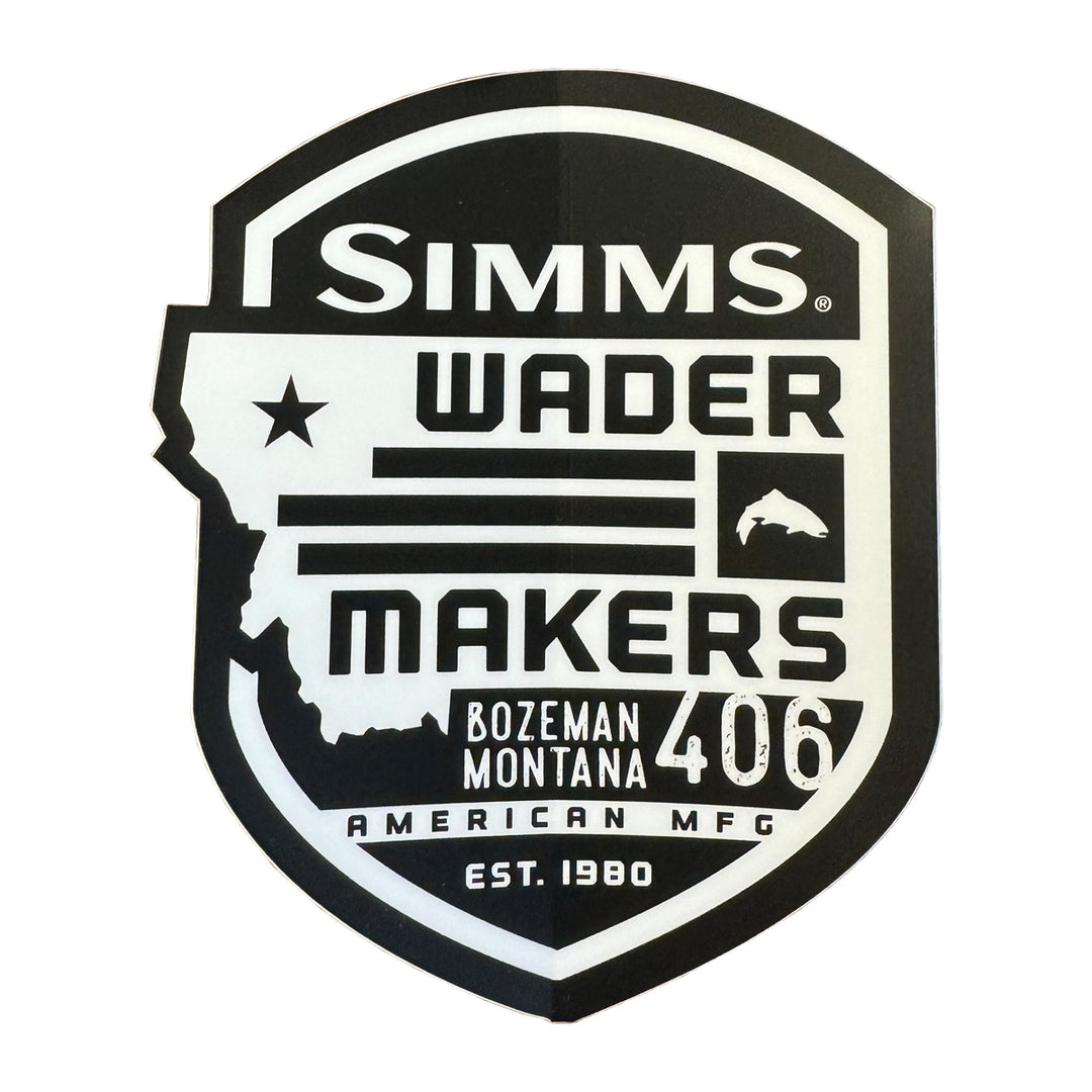 Simms Wader Maker Sticker