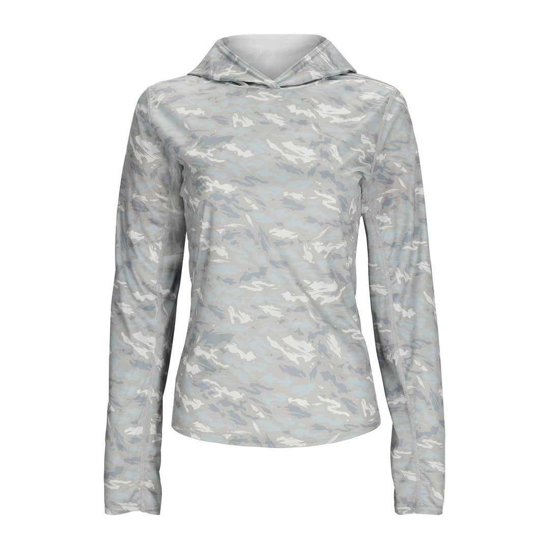 Simms Women's Simms Challenger Solar Hoody Ghost Camo Sterling