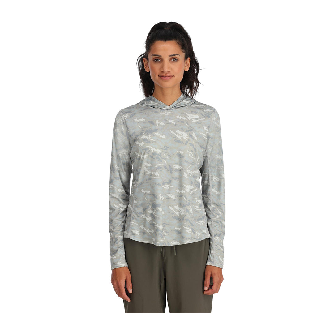 Simms Women's Simms Challenger Solar Hoody Ghost Camo Sterling