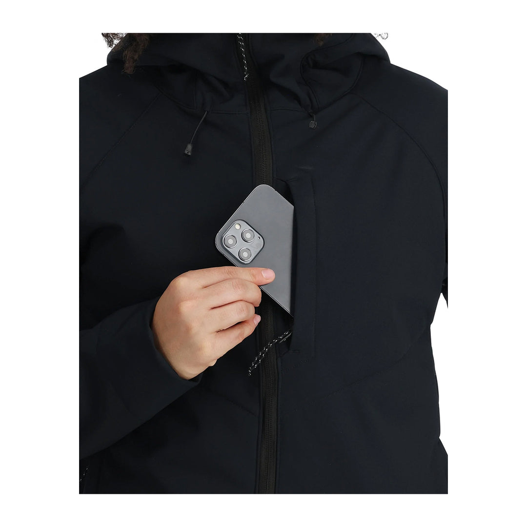 Simms Womens Tamarack Hoody Black - Madison River Fishing Company