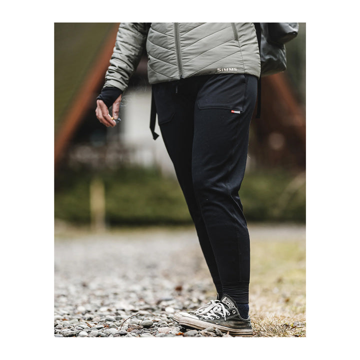 Simms Womens Thermal Jogger Black - Madison River Fishing Company