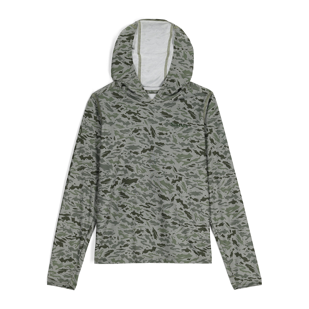 Simms Youth Solar Tech Hoody Ghost Camo Clover – Madison River Fishing ...