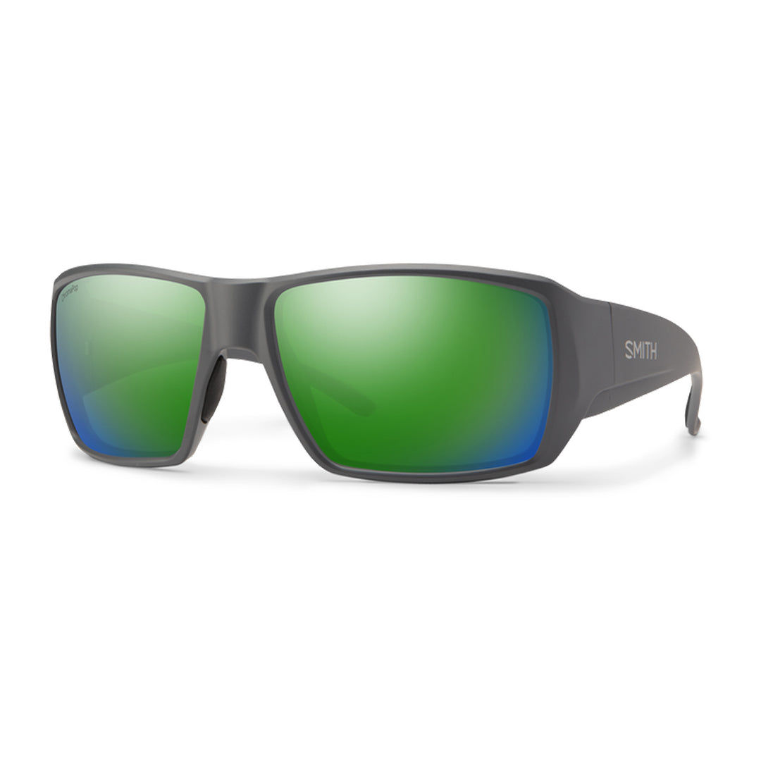 Smith Guide's Choice S Sunglasses Matte Cement ChromaPop Polarized Green Mirror - Madison River Fishing Company