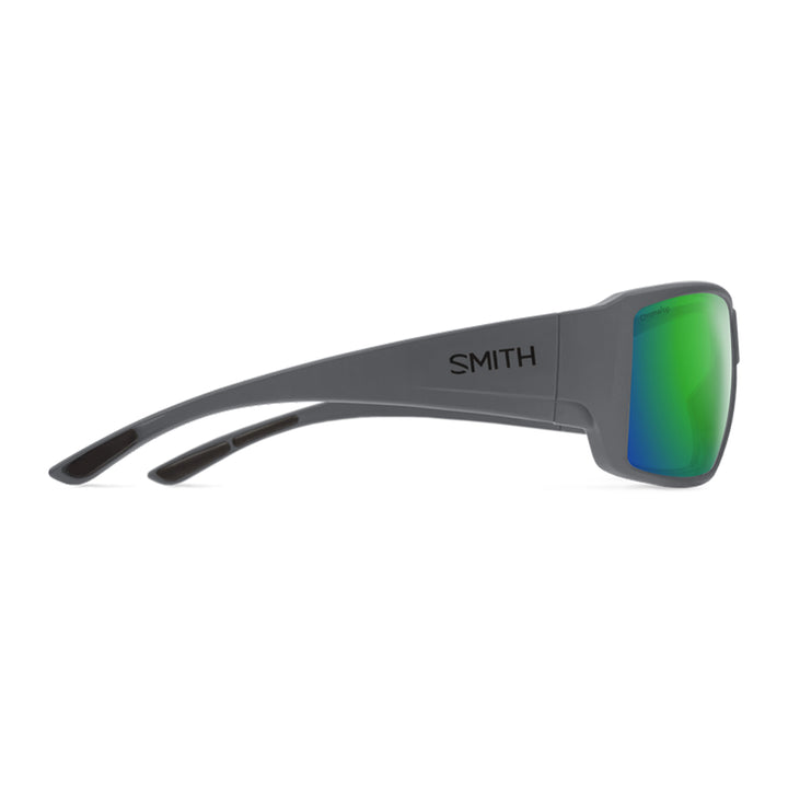 Smith Guide's Choice Sunglasses Matte Cement ChromaPop Polarized Green Mirror