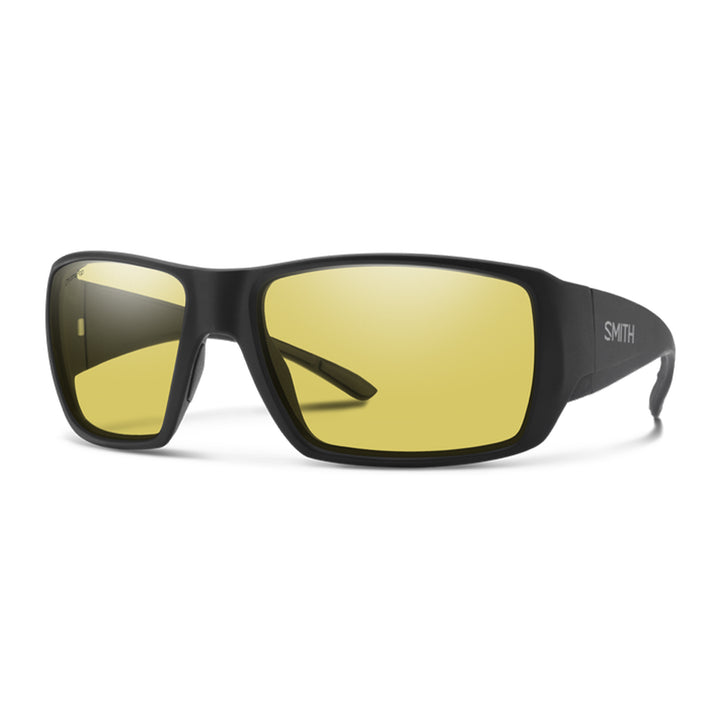 Smith Guide's Choice XL Matte Black ChromaPop Glass Polarized Low Light Yellow - Madison River Fishing Company