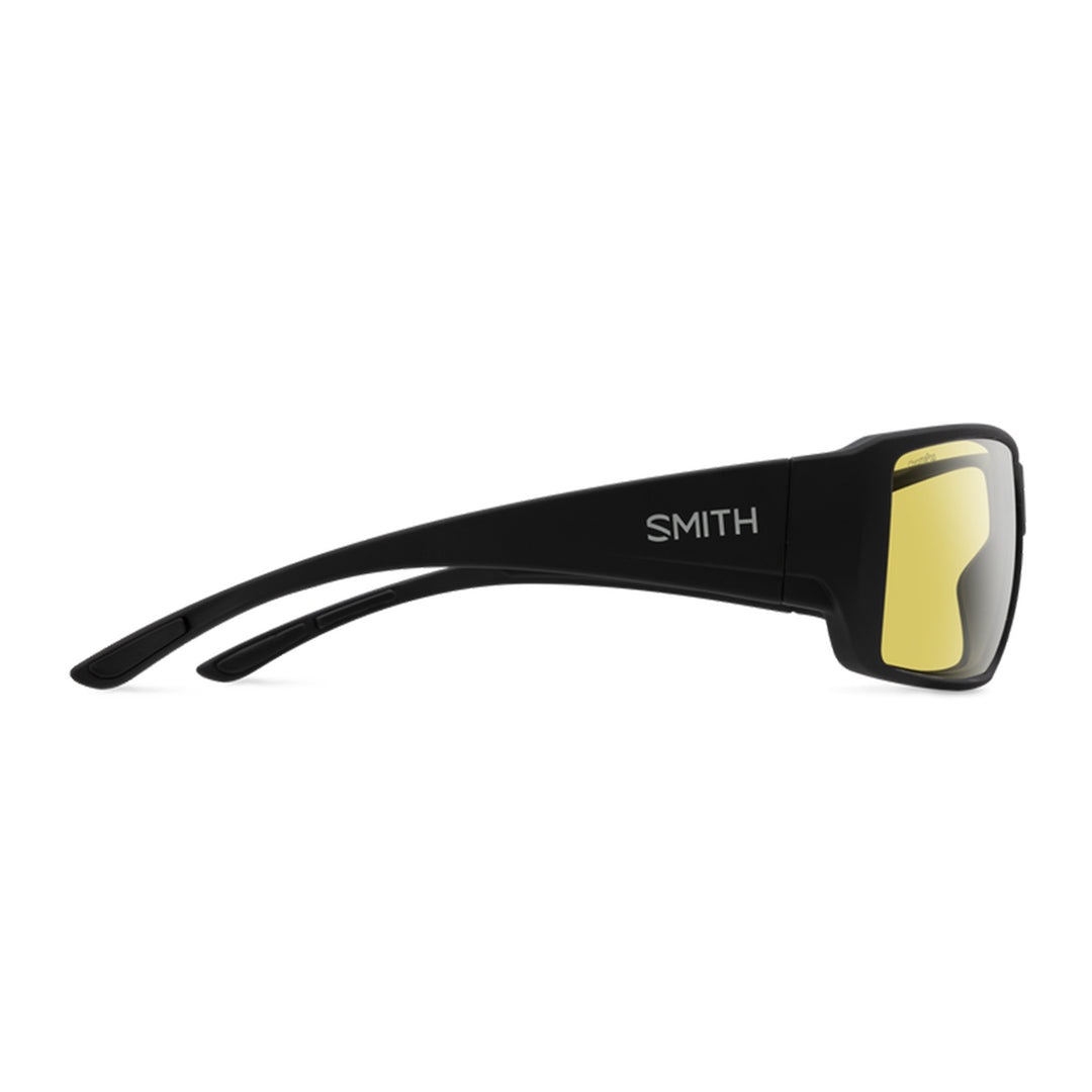 Smith Guide's Choice XL Matte Black ChromaPop Glass Polarized Low Light Yellow - Madison River Fishing Company