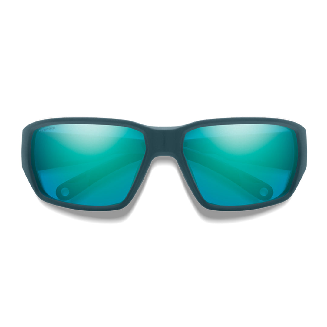 Smith Hookset Sunglasses Matte Pacific ChromaPop Glass Polarized Opal Mirror