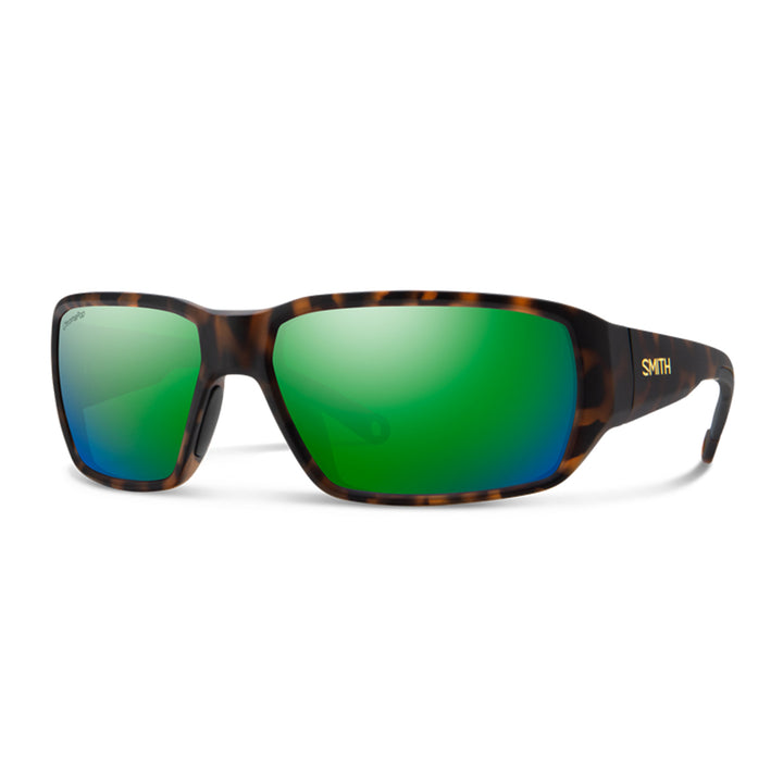 Smith Hookset Sunglasses Matte Tortoise ChromaPop Glass Polarized Green Mirror - Madison River Fishing Company