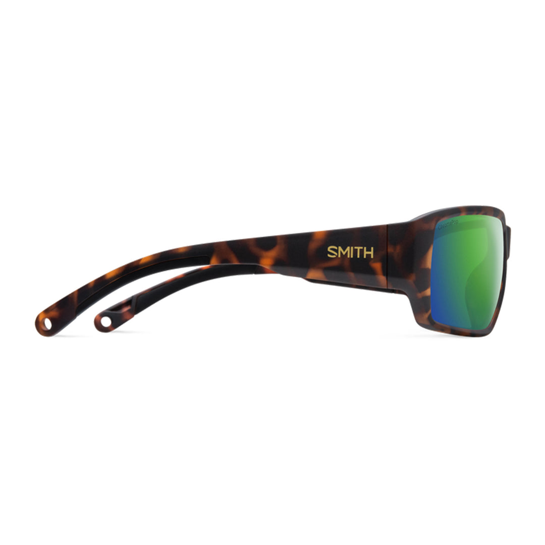 Smith Hookset Sunglasses Matte Tortoise ChromaPop Glass Polarized Green Mirror - Madison River Fishing Company