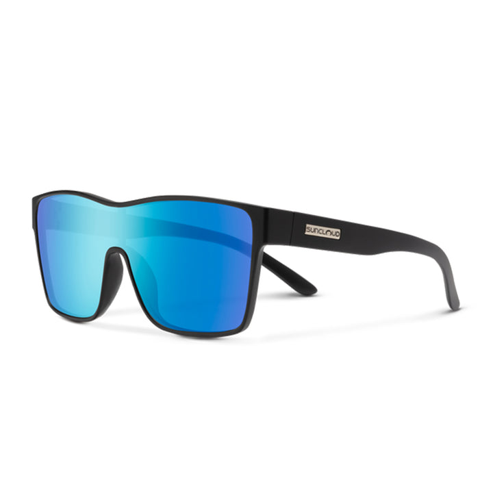 Suncloud Biff Matte Black Polarized Blue Mirror - Madison River Fishing Company