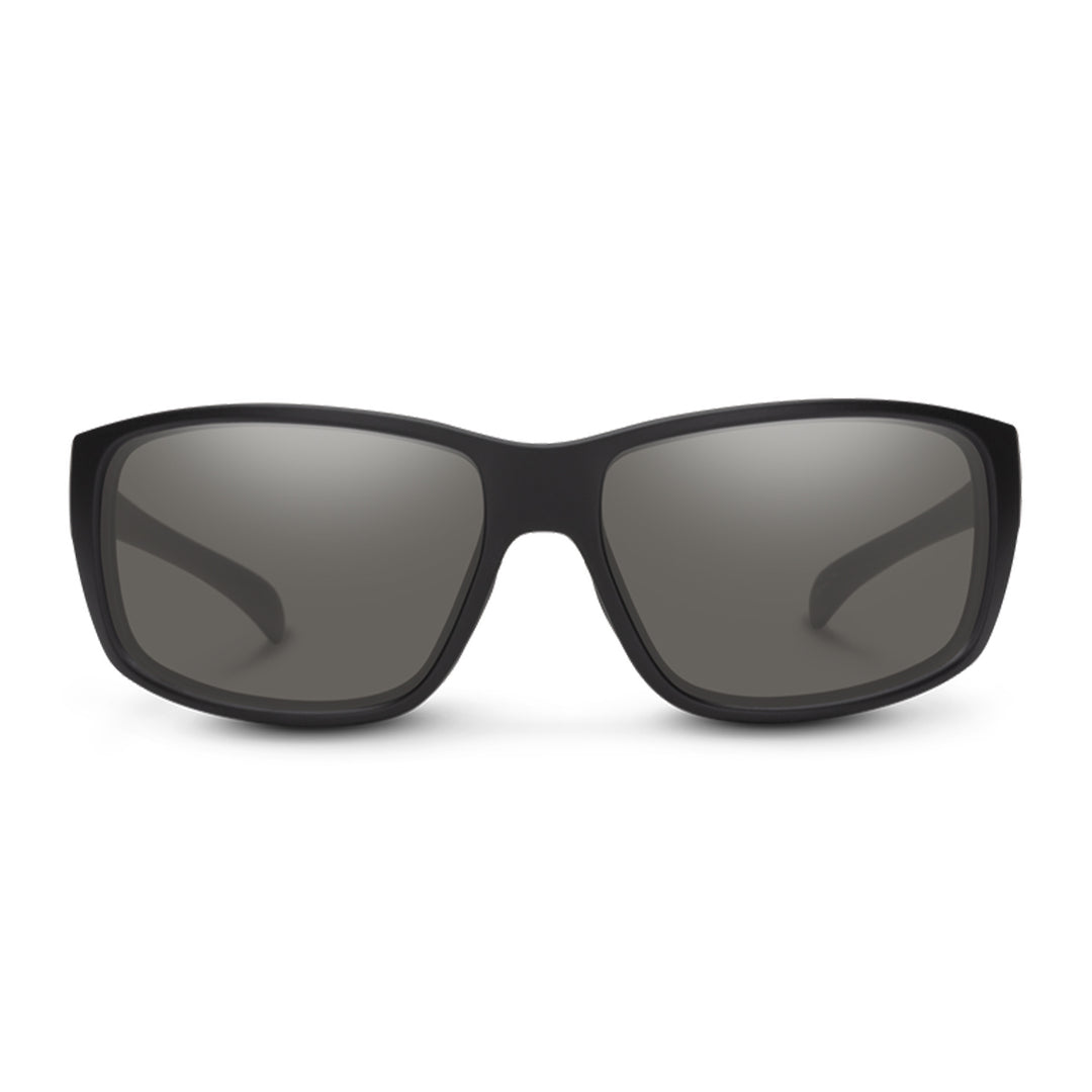 Suncloud Milestone Sunglasses Matte Black Polarized Gray - Madison River Fishing Company