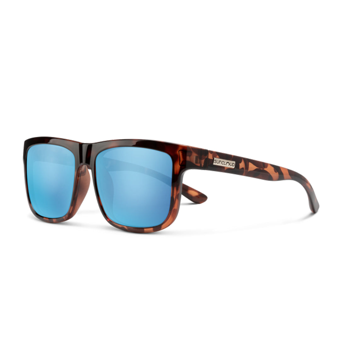Suncloud Quiver Tortoise Polarized Aqua Mirror
