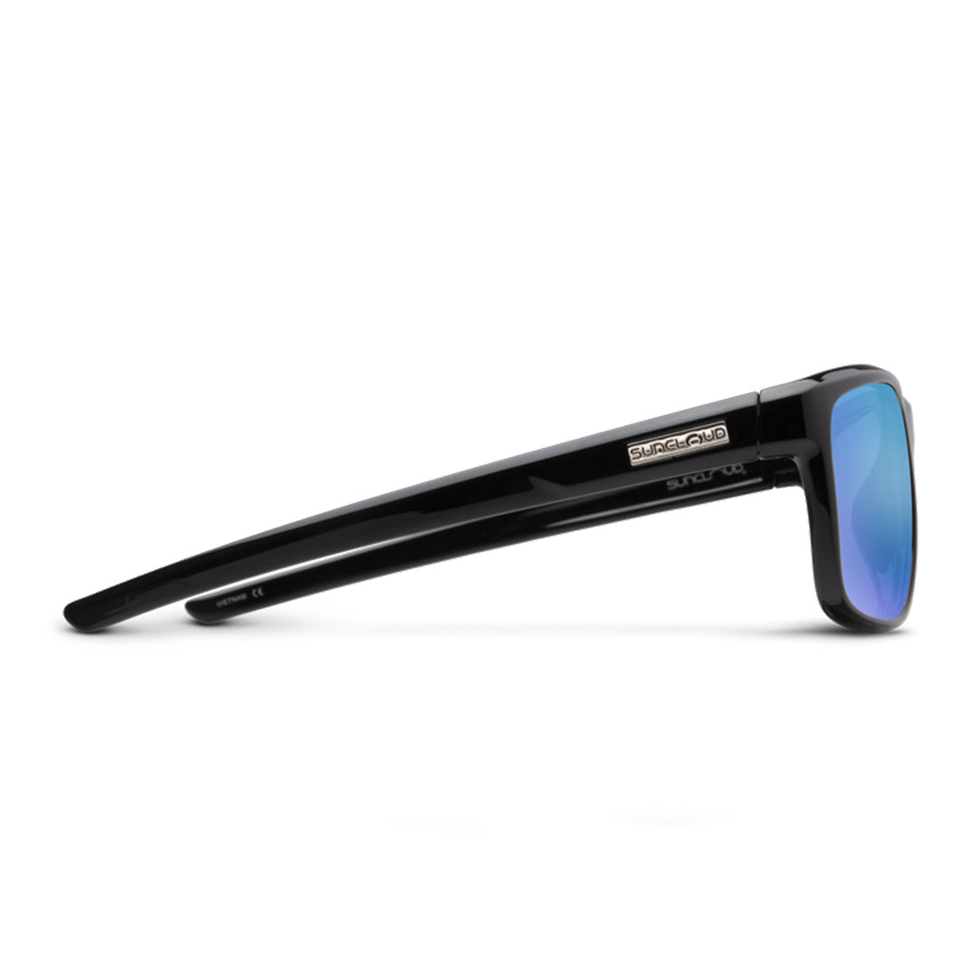 Suncloud Respek Black Polarized Blue Mirror - Madison River Fishing Company