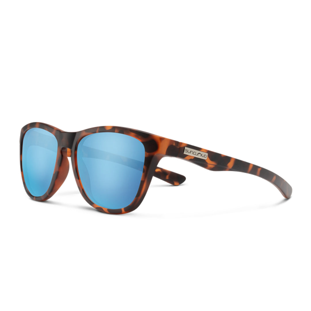 Suncloud Topsail Matte Tortoise Polarized Aqua Mirror