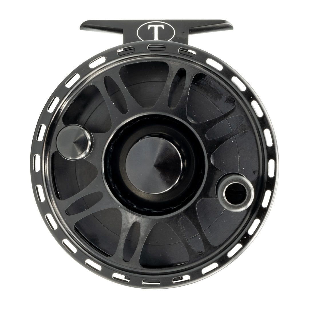 Tibor Everglades Reel Custom Frost Black LH Retrieve - Madison River Fishing Company