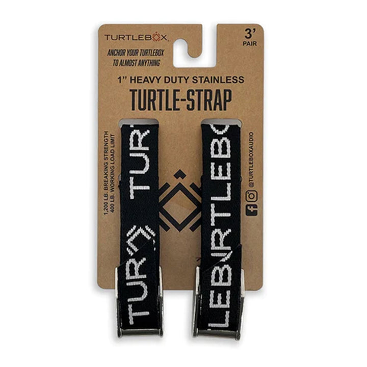 Turtlebox Tie Down Straps Black - Madison River Fishing Company