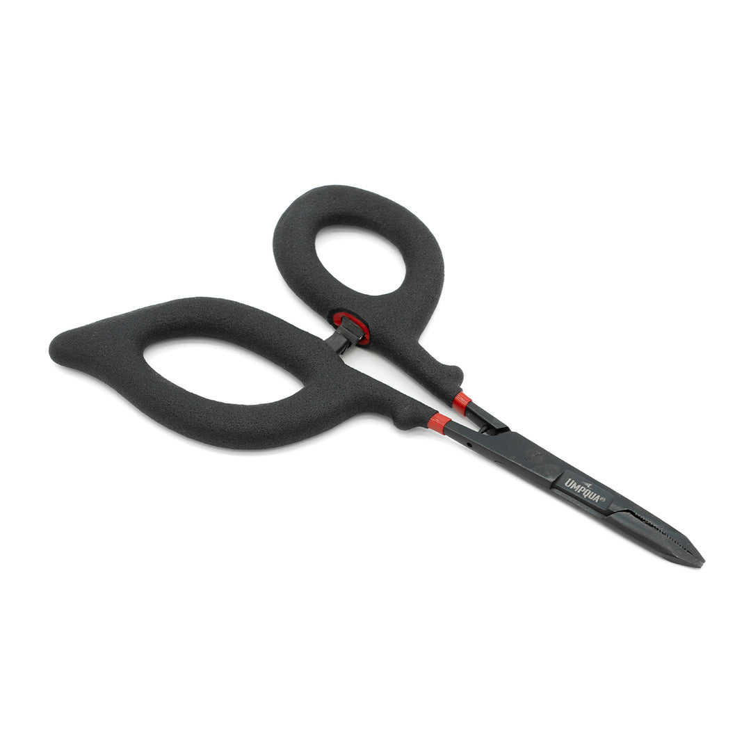 Umpqua Rivergrip Precision Series Scissor/Forcep 6" Straight Black