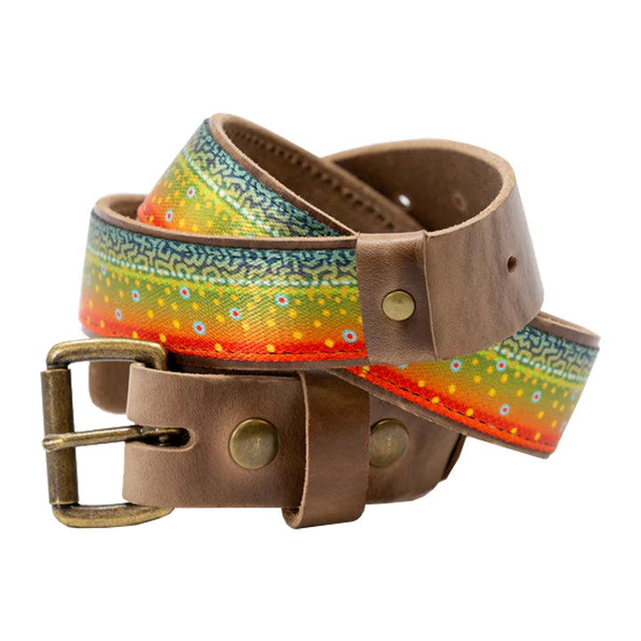 Whiskey Leatherworks Brook Trout Belt - Madison River Fishing Company