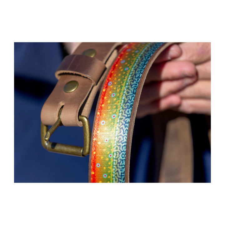 Whiskey Leatherworks Brook Trout Belt - Madison River Fishing Company