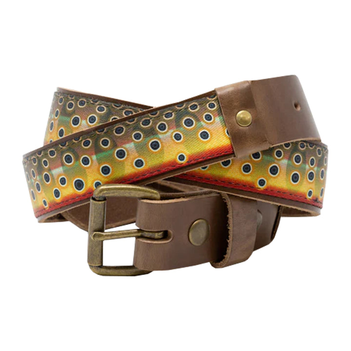 Whiskey Leatherworks Cutthroat Trout Belt - Madison River Fishing Company