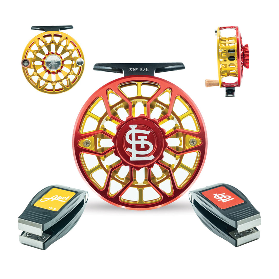 Abel SDF Reel 5/6 Ported MLB St. Louis Cardinals w/ Nipper – Madison River Fishing Company