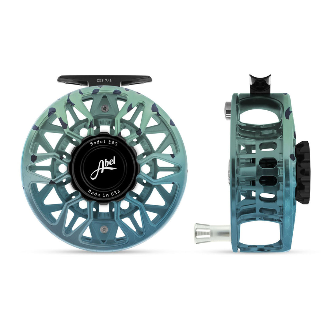 abel sds 7 8 fly reel Abel SDS Reel 7/8 Chinook, Black Drag Knob with Platinum Handle – Madison River Fishing Company