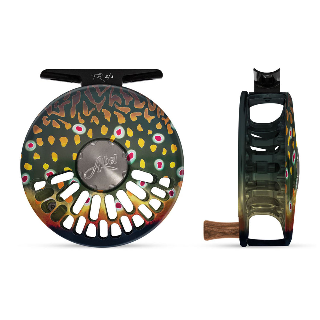 Abel TR Reel 2/3 Native Brook with Walnut Handle - Madison River Fishing Company