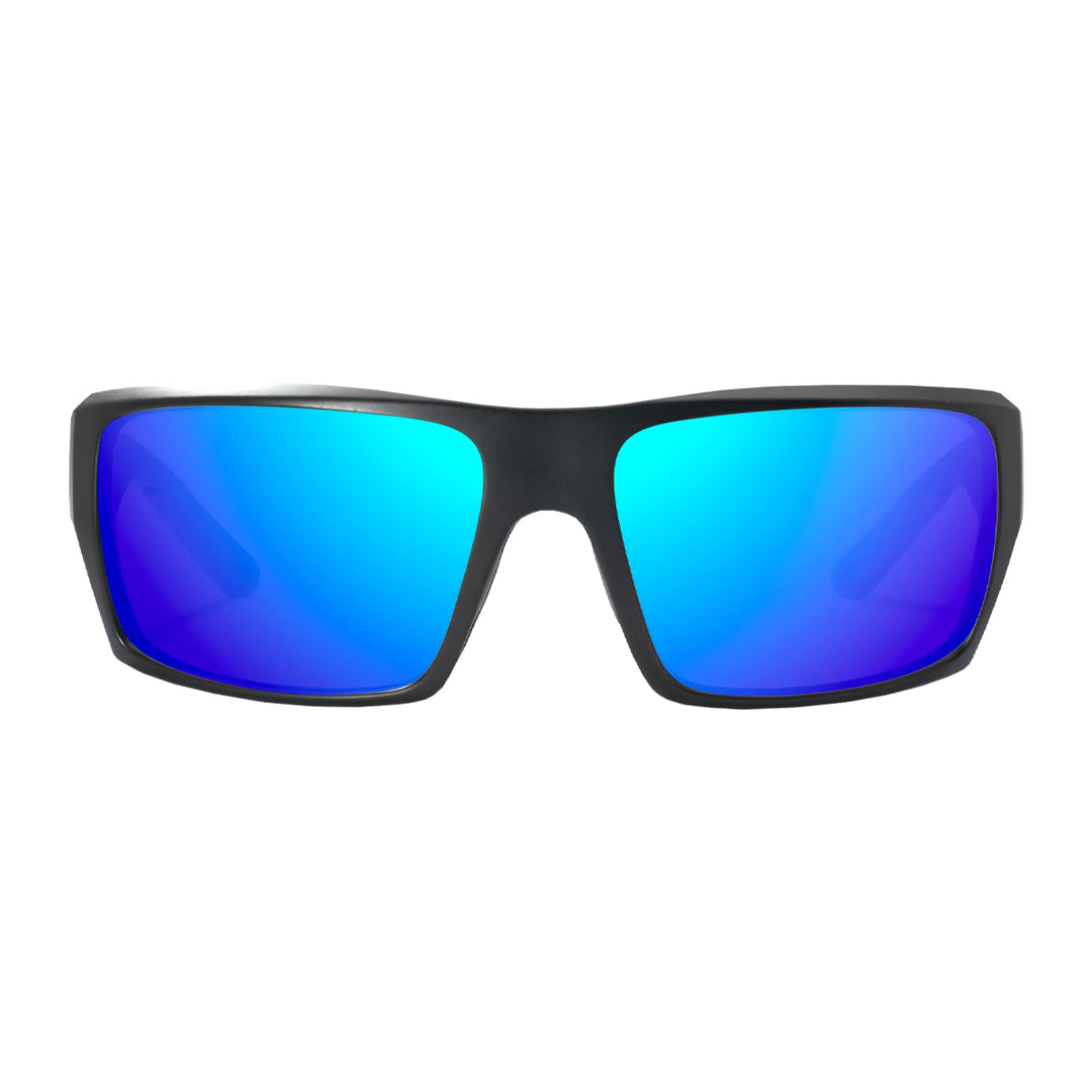 Bajio Nato Sunglasses Black Matte Blue Mirror - Madison River Fishing Company