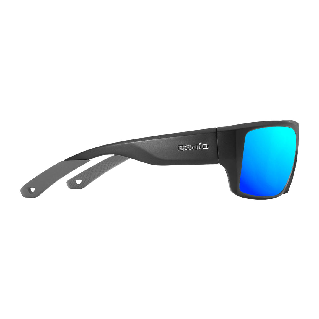 Bajio Nato Sunglasses Black Matte Blue Mirror - Madison River Fishing Company