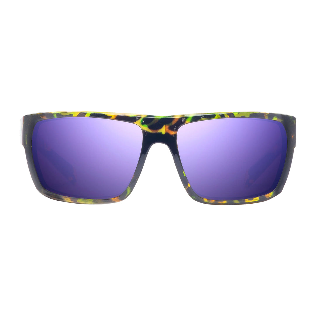 Bajio Palometa Sunglasses Green Rock Gloss Violet Mirror - Madison River Fishing Company
