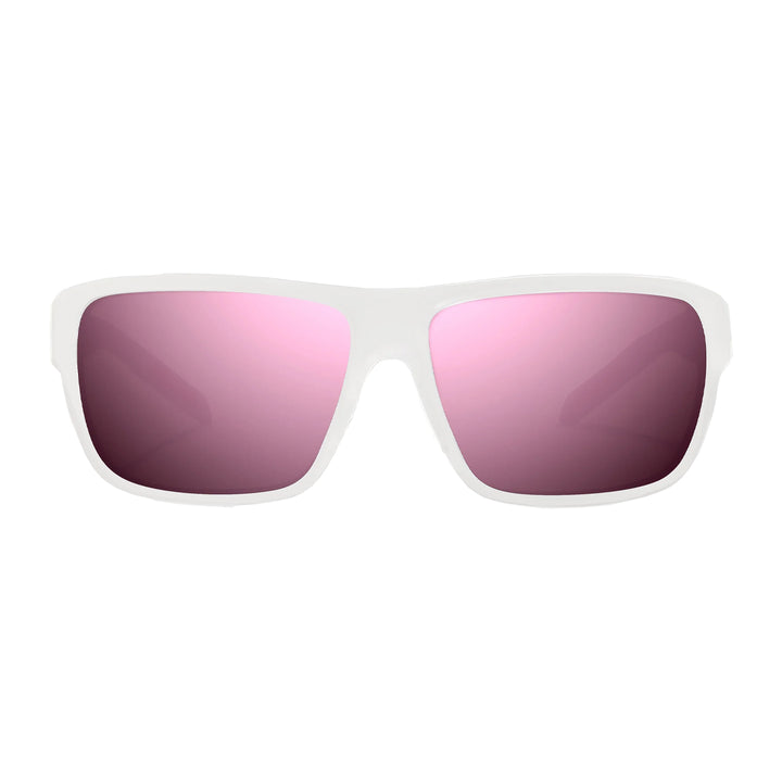 Bajio Rigolets Sunglasses White Glass Matte Rose Mirror - Madison River Fishing Company