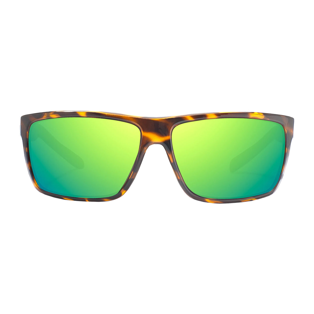 Bajio Sigs Sunglasses Brown Tortoise Gloss Green Mirror - Madison River Fishing Company