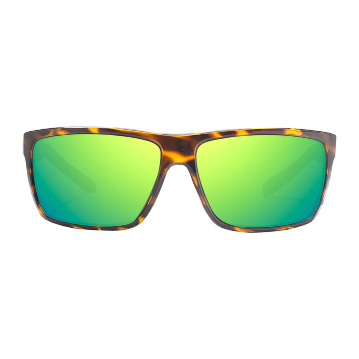 Bajio Sigs Sunglasses Brown Tortoise Gloss Green Mirror - Madison River Fishing Company