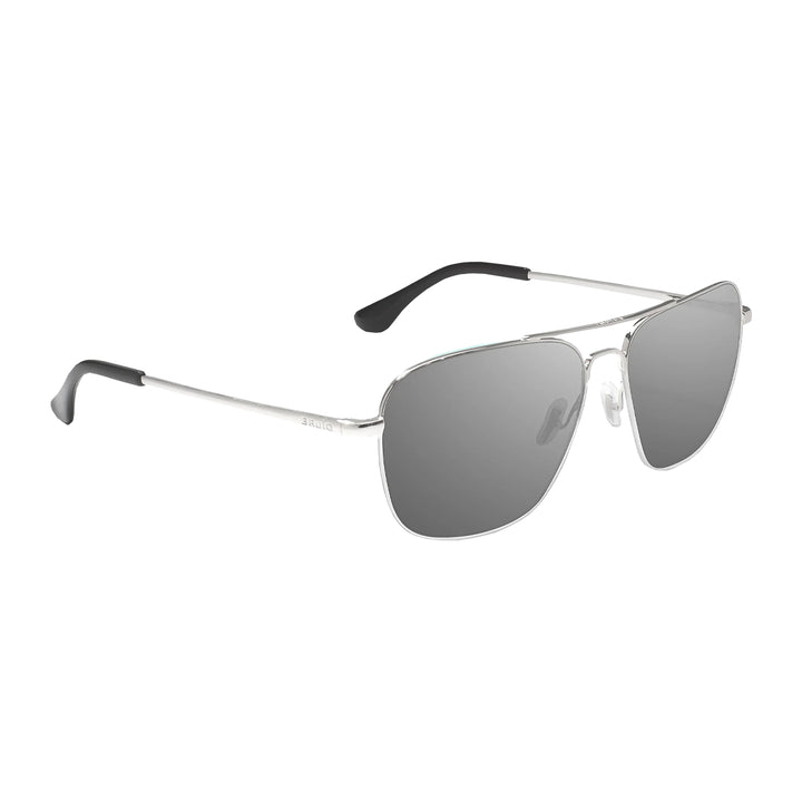 Bajio Snipes Sunglasses Silver Gloss Gray - Madison River Fishing Company