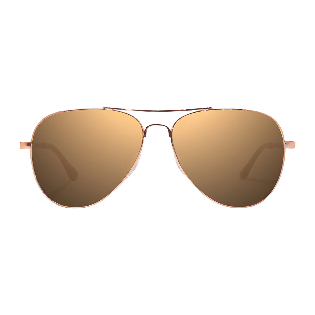 Bajio Soldado Sunglasses Rose Gold Satin Copper - Madison River Fishing Company