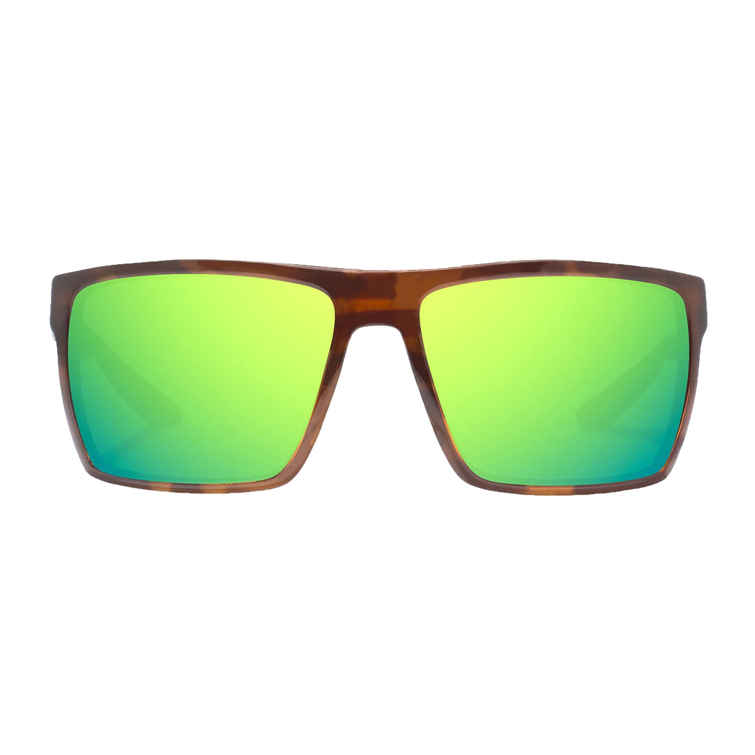 Bajio Stiltsville Sunglasses Brown Tortoise Gloss Green Mirror Glass - Madison River Fishing Company